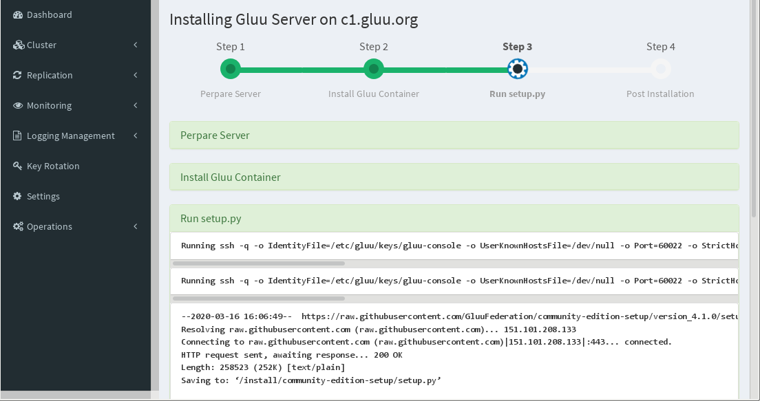 Installing Gluu Server
