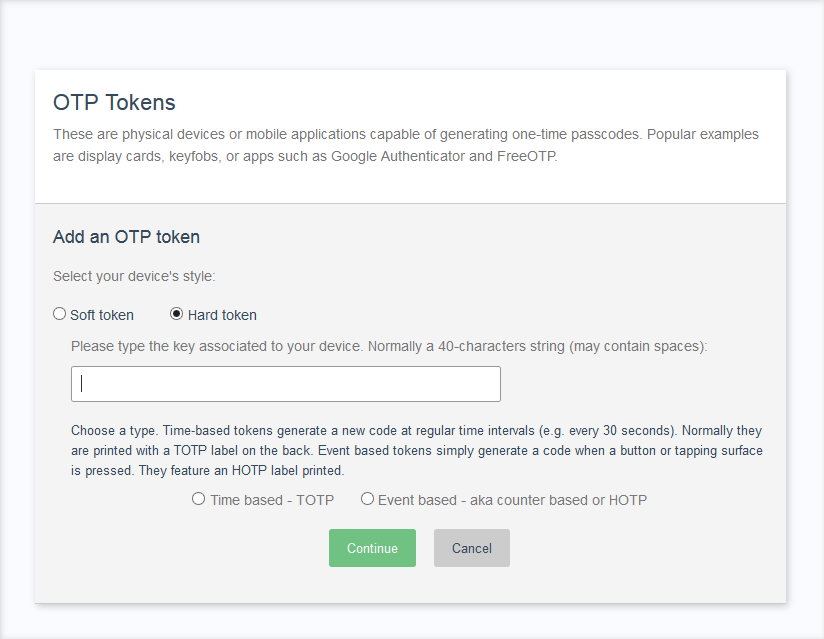 enrollment page