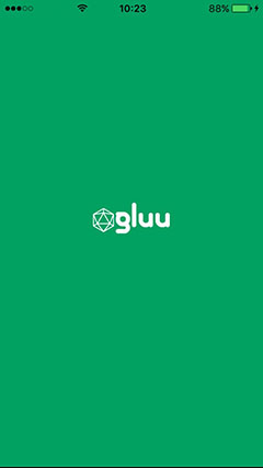 splash screen with Gluu logo